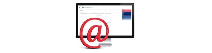 Zdjęcie przedstawia czerwoną ikonkę "małpka" w tle widać monitor
