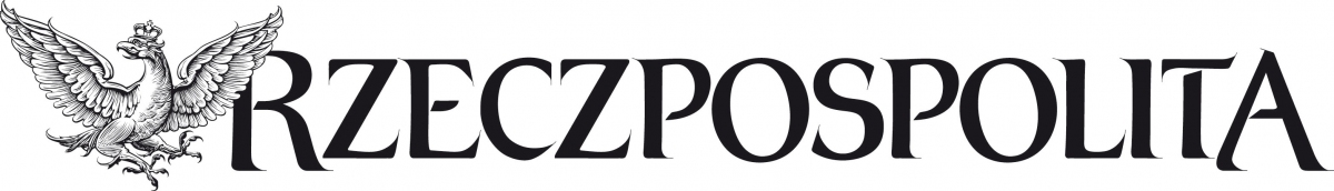 logo dziennika Rzeczpospolita: z lewej strony orzeł, z prawej napis: Rzeczpospolita