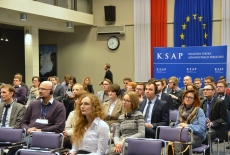 Uczestnicy spotkania w auli KSAP.