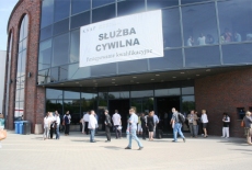 5 lipca wejście do budynku Warszawskiego Centrum EXPO