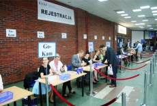 5 lipca widok na punkt rejestracji kandydatów przez egzaminem