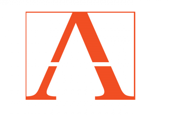 Logo AZIP - pomarańczowe A