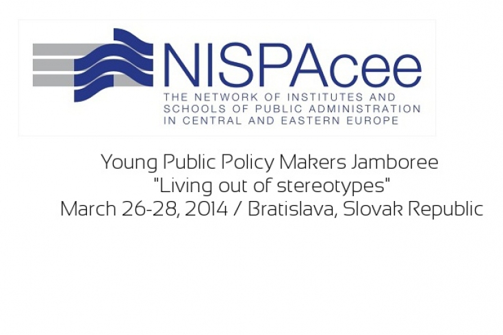 Plakat promujący projekt NISPAcee Young Public Policy Makers Jamboree