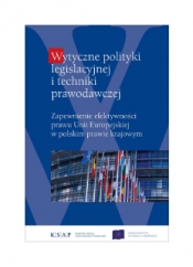 Okładka publikacji Wytyczne polityki legislacyjnej i techniki prawodawczej