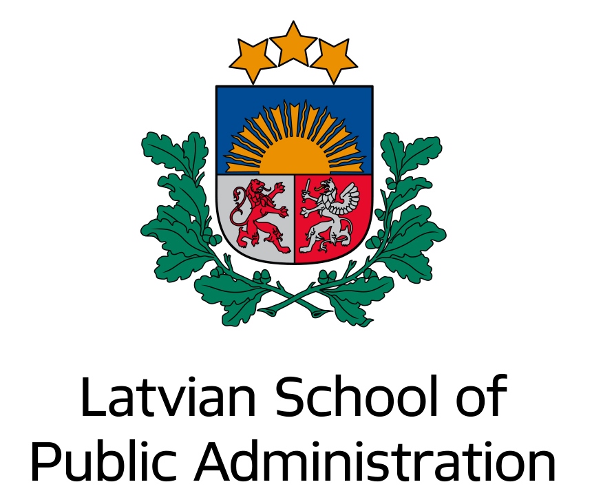  logo łotewskiej szkoły administracji publicznej