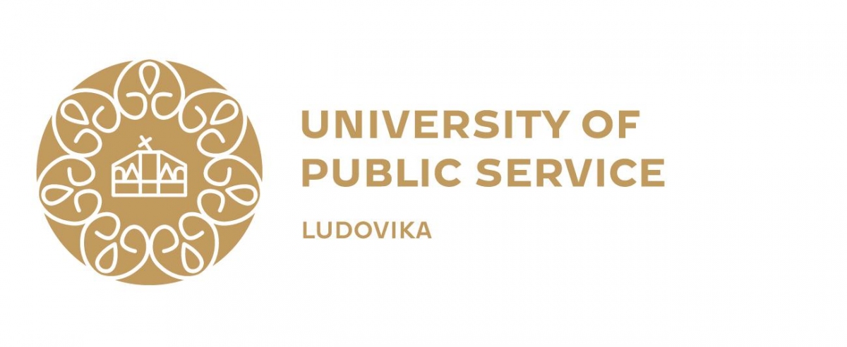 Logo węgierskiego uniwersytetu spraw publicznych (UPS)